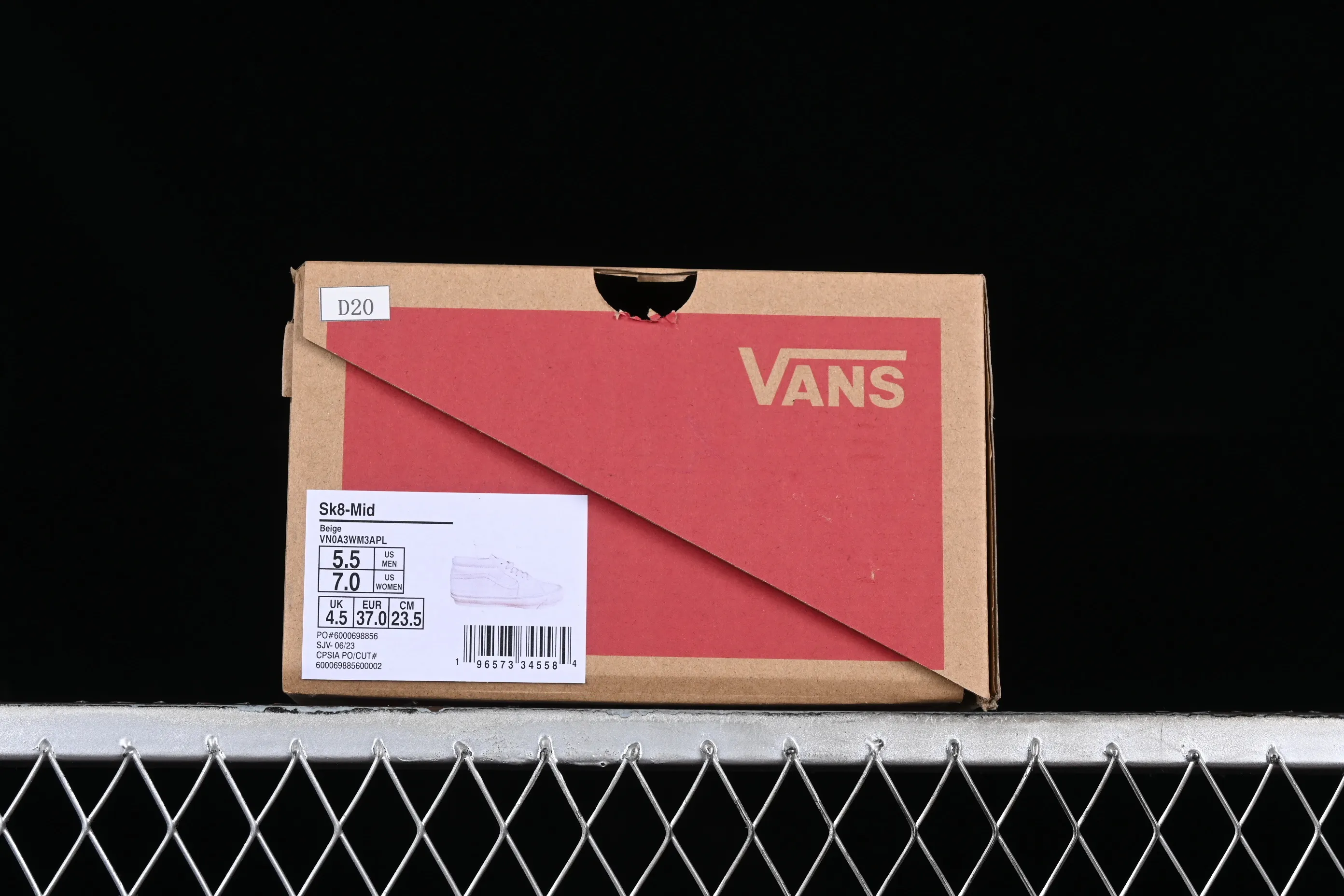 All categories Vans Vans series Vans Mid Vans China NEIGHBORHOOD x Vans Sk8-Mid joint series milk tea China casual sneakers VN0A3WM3APL